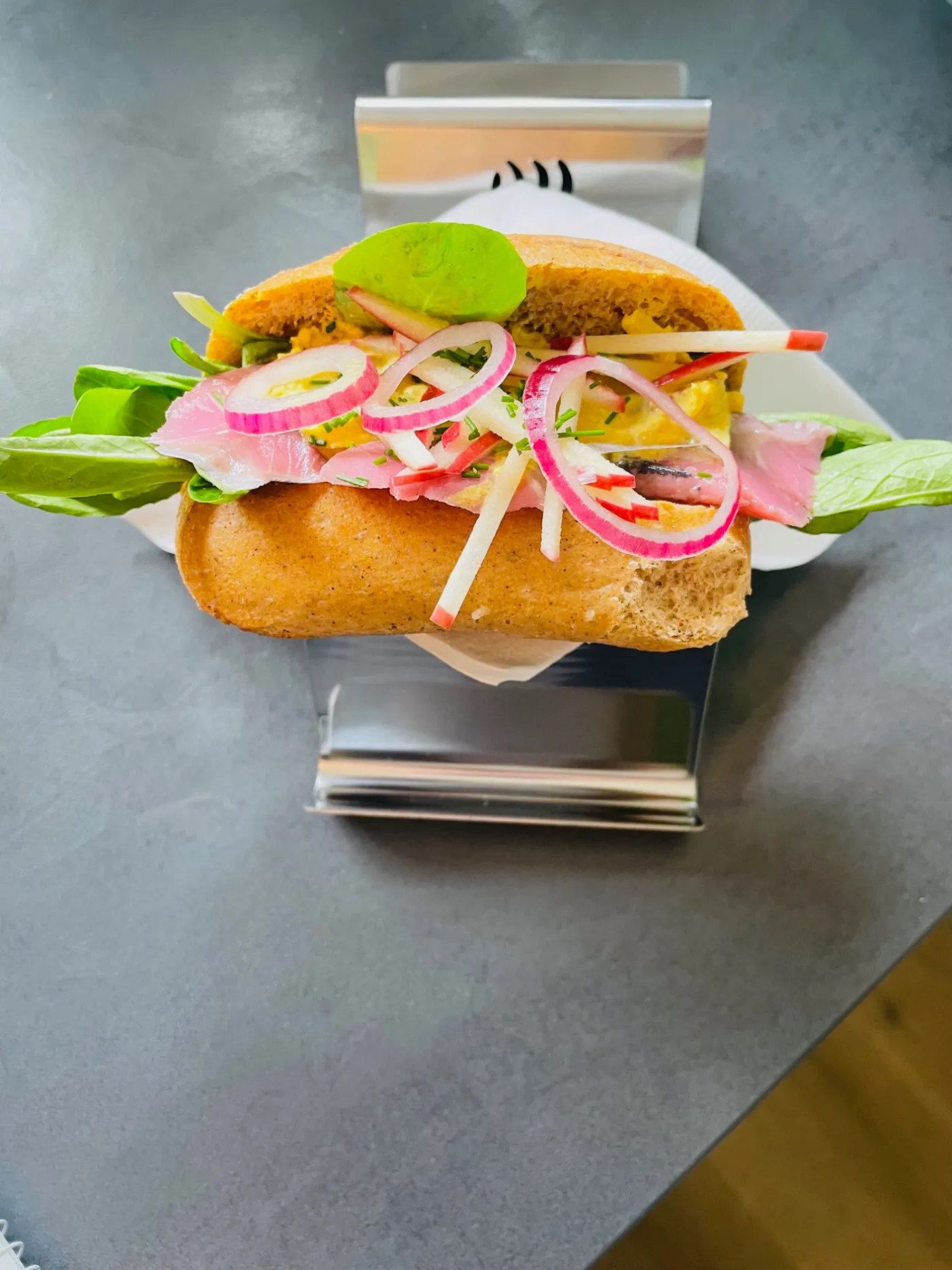 Selbstgemachtes Fischbrötchen von Fischen bei Chrischen in Hoisdorf