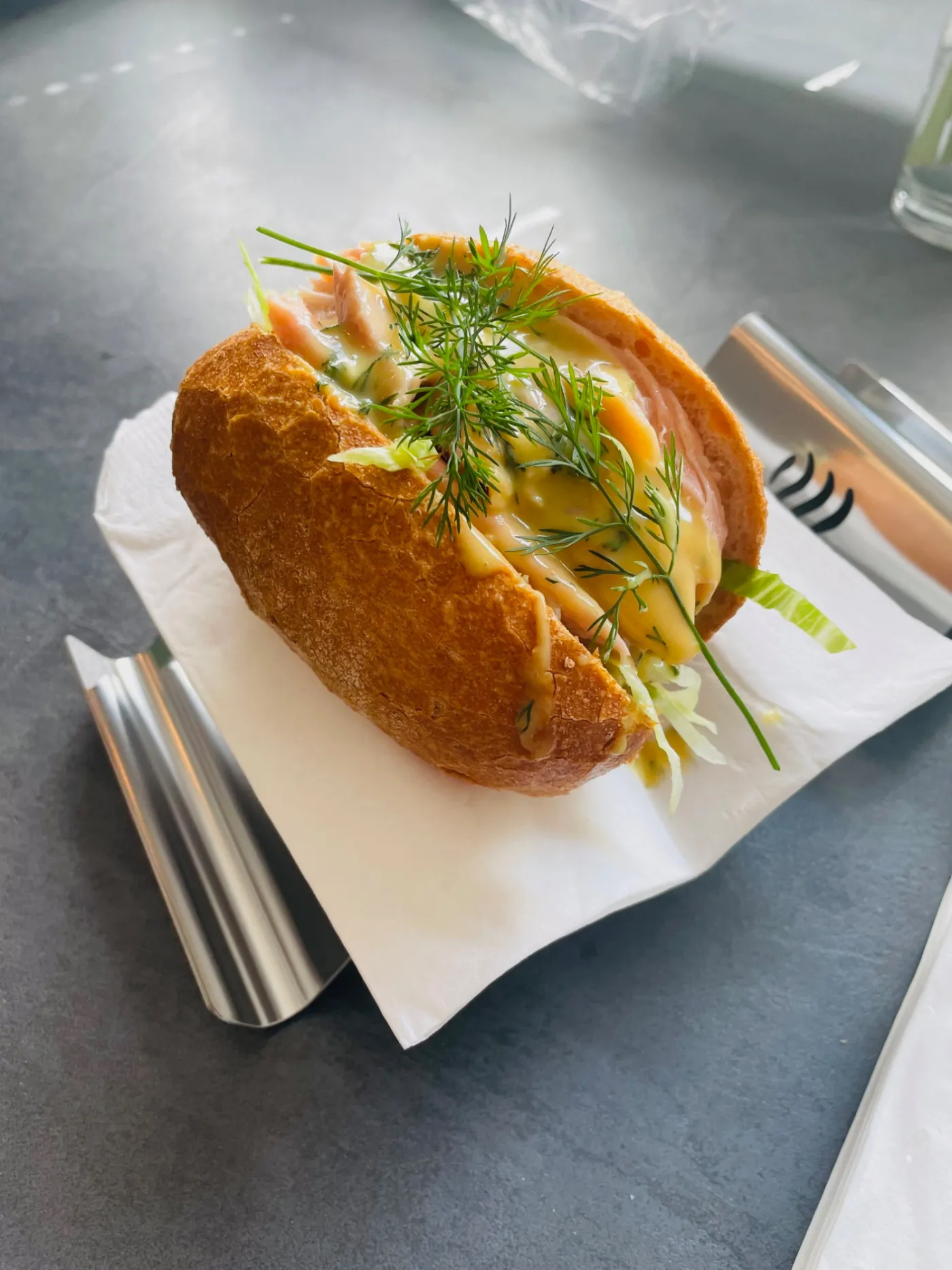 Selbstgemachtes Fischbrötchen von Fischen bei Chrischen in Hoisdorf