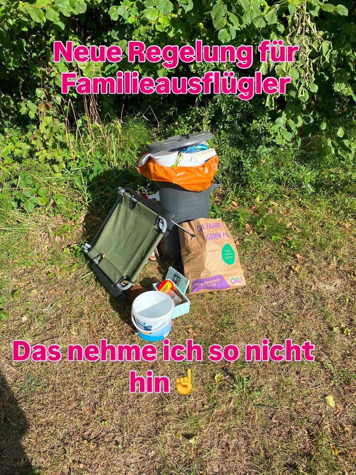 Liebe Angelfreunde,
was ihr dort auf dem Foto seht, zwingt mich leider zu weiteren Maßnahmen.
Vorgestern war eine Gruppe von ca 8 Menschen ( vermutli…